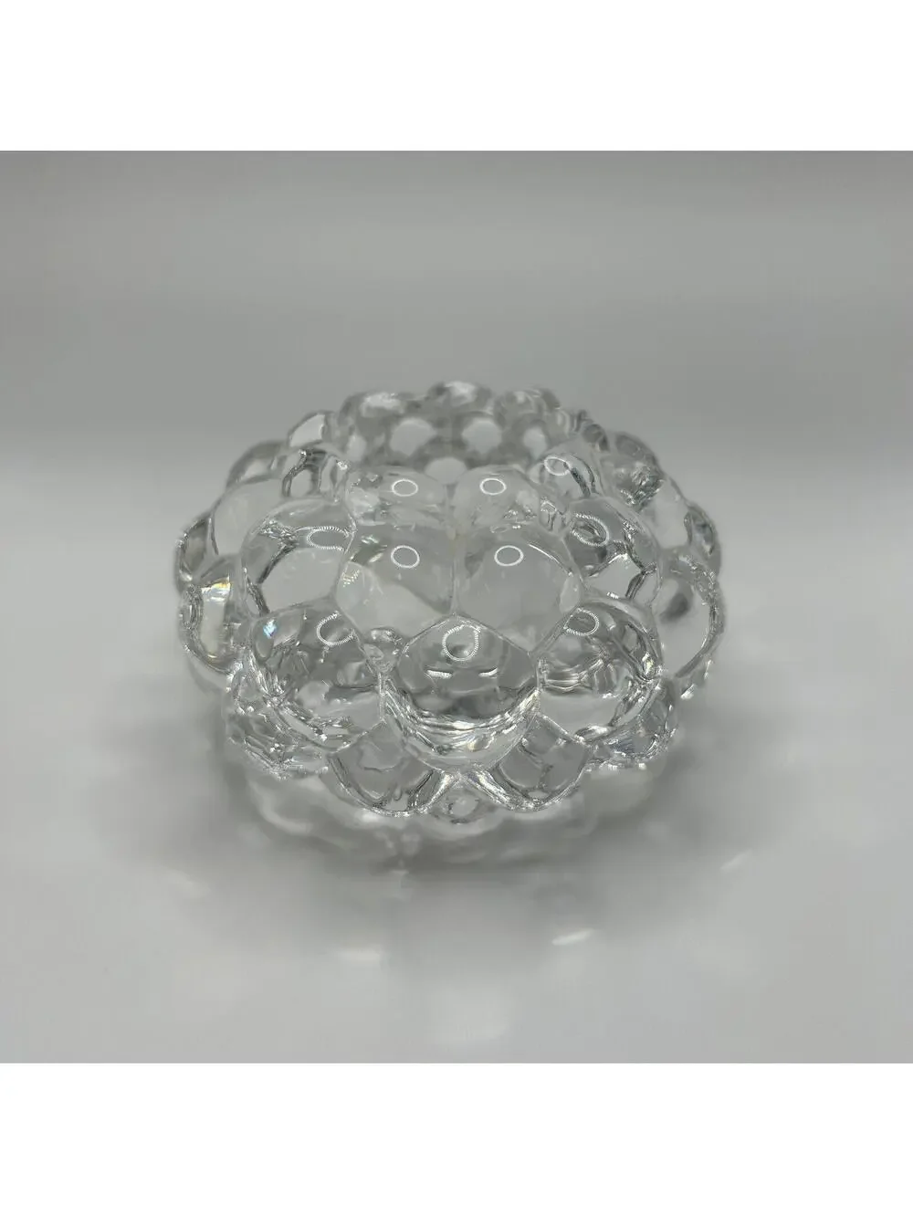 Orrefors Crystal Raspberry Votive (no candle)